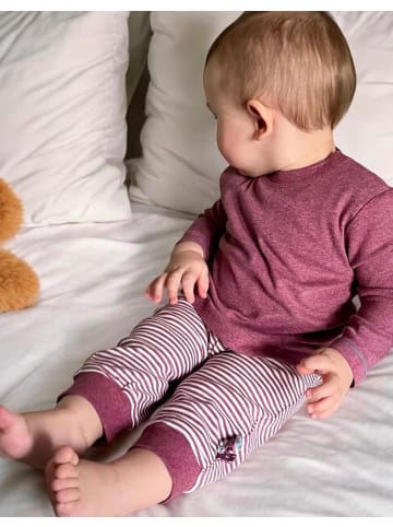 OrganicEra Baby Schlupfhose in Bordeaux Melange