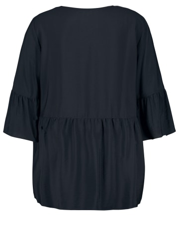 SAMOON Bluse 3/4 Arm in Navy