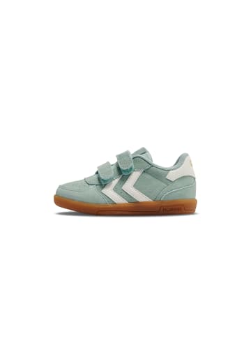 Hummel Booties Victory Suede Lebensstil Kinder in FROSTY GREEN