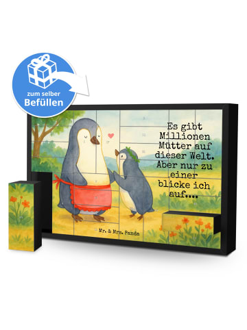 Mr. & Mrs. Panda Weihnachtskalender Pinguin mit Kind Design mit ... in Weiß