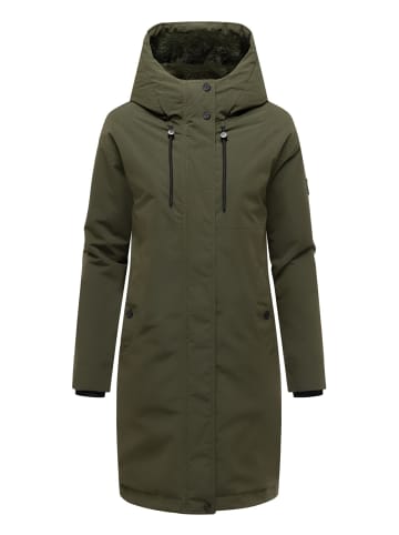 Navahoo Wintermantel Hageltanz 14 in Dark Olive
