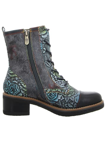 LAURA VITA Schnürstiefelette in blau