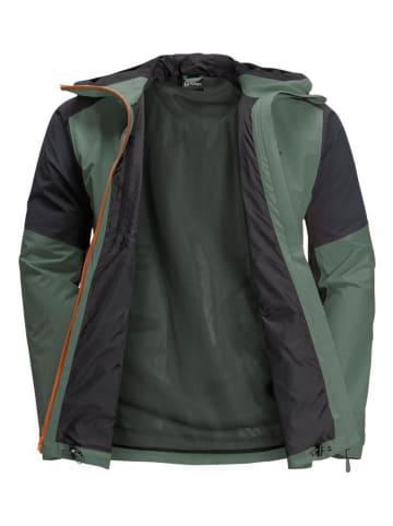 Jack Wolfskin Funktionsjacke, Regenjacke M EAGLE PEAK in Grün