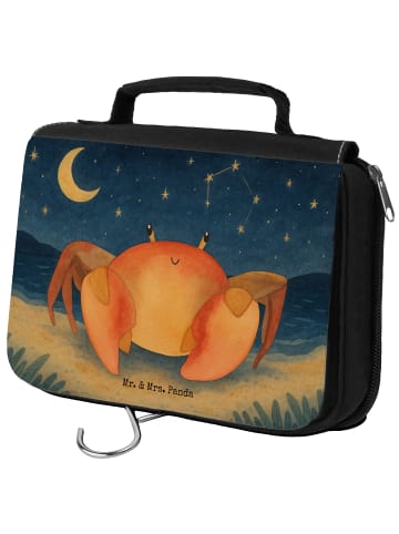 Mr. & Mrs. Panda Kulturbeutel Sternzeichen Krebs Design ohne Spruch in Weiß