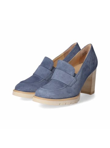 Paul Green Paul Green Damen Pumps/ Hochfrontpumps Blau Rauleder in Blau