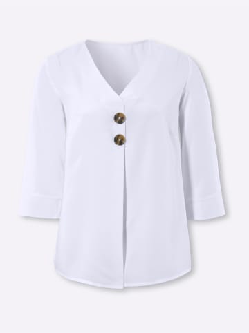 Sieh an! Schlupfbluse in ecru