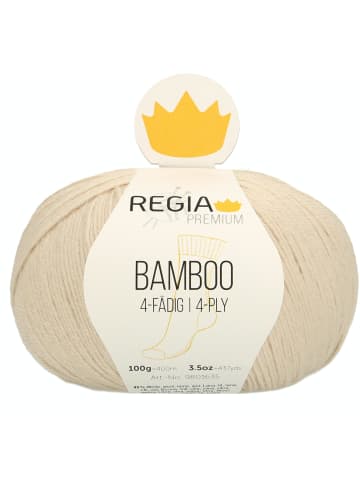 Regia Handstrickgarne Premium Bamboo, 100g in Natur