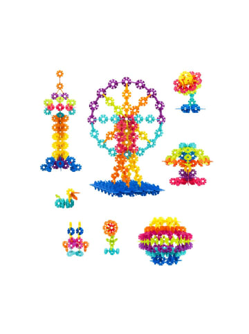 Wisam® Schneeflocken Bausteine Set Koffer 140 Teile Konstruktion