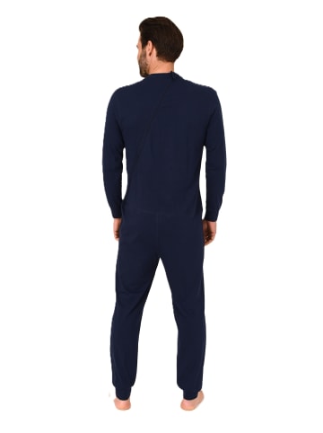 NORMANN Pflegeoverall langarm Reißverschluss Rücken - 88496 in blau