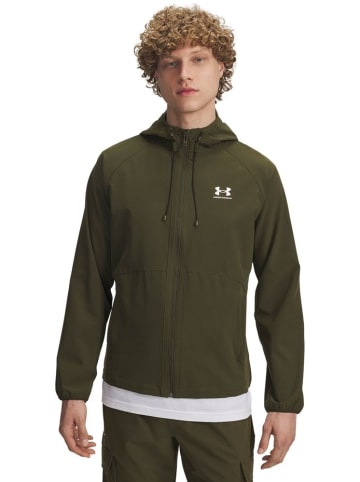 Under Armour Softshelljacke "Vibe Woven Jacke" in Grün