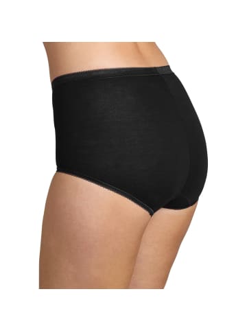 Sloggi Taillenslip 4er-Pack Basic+Maxi in schwarz