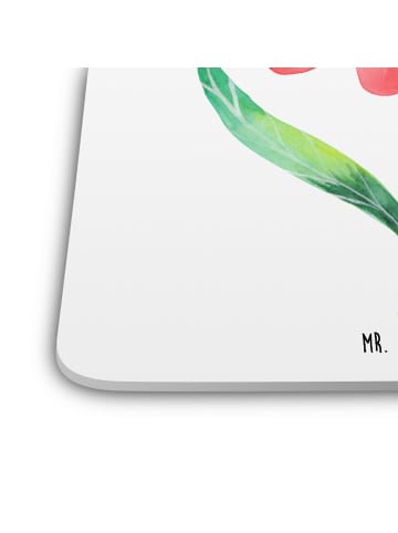 Mr. & Mrs. Panda Untersetzer Hummel Blume ohne Spruch in Weiß