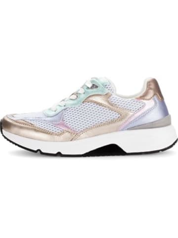 Gabor Komfort Schnürschuh in silber