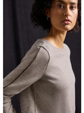 Street One Sweatshirt in silk brown mel.