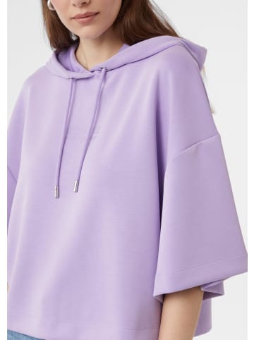 comma CI Sweatshirt kurzarm in Lila