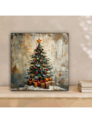 MuchoWow Leinwand Bilder Rostfarben