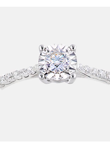 Diamant L'éternel Verlobungsring aus 750 Weißgold mit 0.27 Karat Diamant