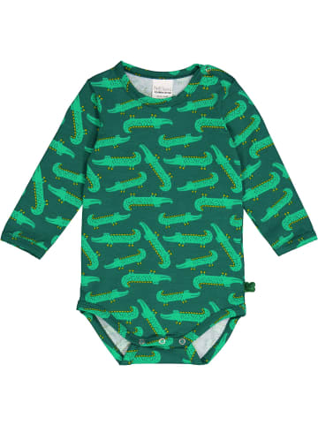 Fred´s World by GREEN COTTON Langarmbody in Cucumber/Grass/yellow