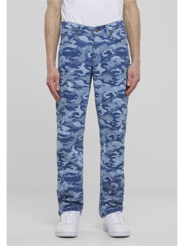 Urban Classics Loose Fit Jeans in bluelasercamo