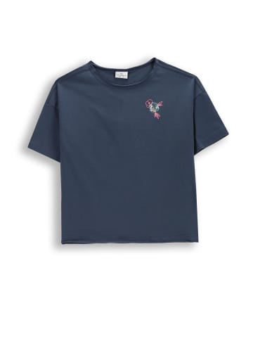 Coccodrillo T-Shirt mit kurzen Ärmeln in dunkelblau