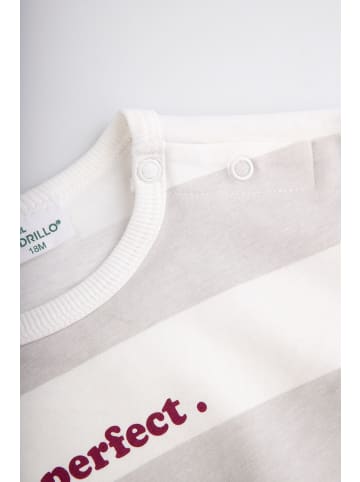 Coccodrillo T-Shirt mit kurzen Ärmeln in grau