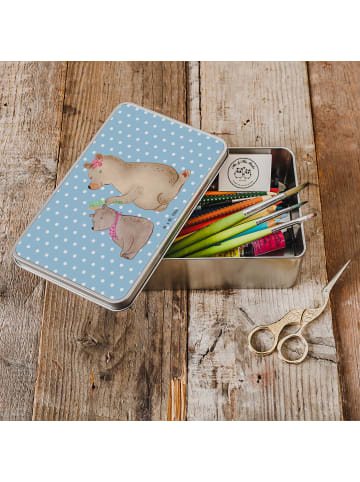 Mr. & Mrs. Panda Dose Bär Kind ohne Spruch in Blau Pastell