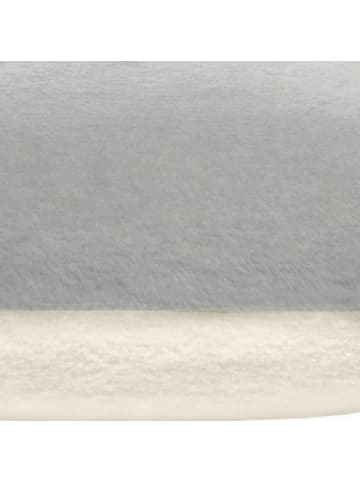 Erwin Müller Baumwollmischung Wohndecke 2er-Pack Matera in silber/wollweiß