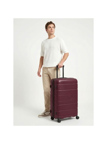 Redolz Essentials 11 4 Rollen Trolley 76 cm mit Dehnfalte burgundy