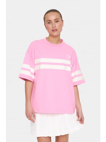 SAINT TROPEZ Sweatshirt ZalinaSZ Oversize fit in Begonia Pink