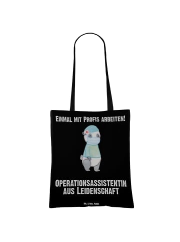 Mr. & Mrs. Panda Tragetasche Operationsassistentin Leidenschaft ... in Schwarz