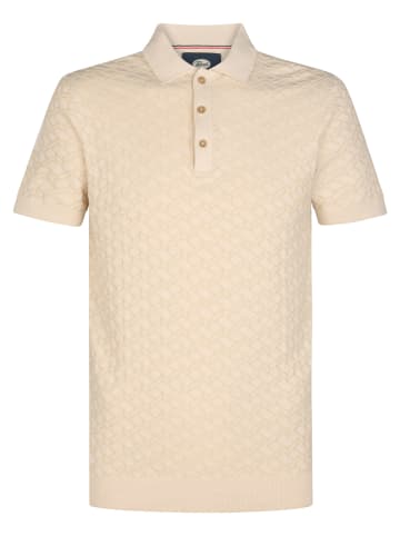 Petrol Industries Strick-Poloshirt Cactus in Weiß