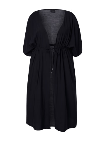 Ulla Popken Strandkleid in schwarz