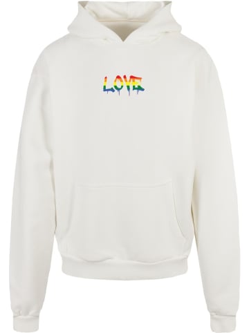 Merchcode Hoodie "Love TeddyOversized Hoody" in Weiß