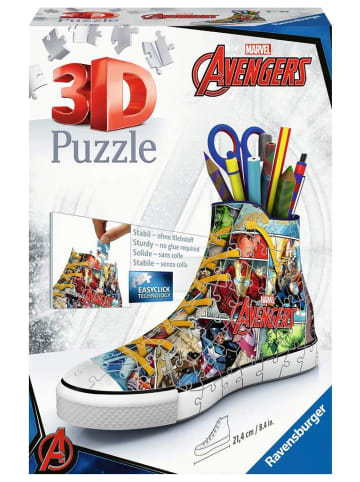 Ravensburger Konstruktionsspiel Puzzle 108 Teile 3D Puzzle Sneaker Avengers 8-99 Jahre in bunt