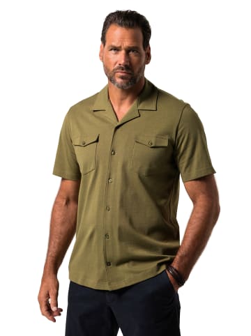 JP1880 Hemd in dunkles olive
