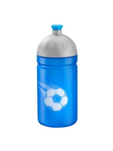 Step by Step Trinkflasche, 0,5 l, für Kindergarten und Schule in Soccer Lars, Blau