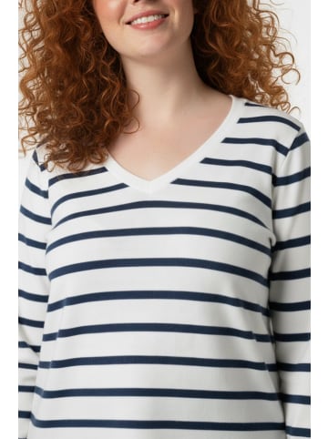 Shape Of You Blouse in Schwarz-Weiß