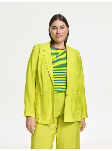 SAMOON Blazer Langarm gefüttert in Lemon Green