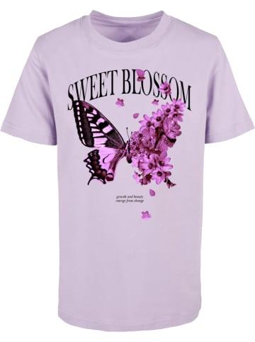 Mister Tee Shirt "Kids Sweet Blossom And Beauty Tee" in Lila