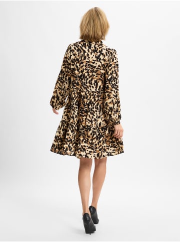 Y.A.S Kleid YASAlira in camel schwarz - 0001