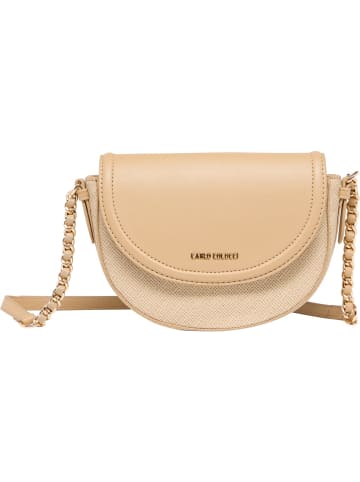 Carlo Colucci Schultertasche di Maio in Beige