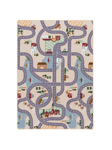 Snapstyle Kinderteppich Fun Town in beige