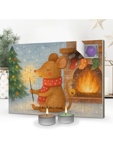 Mr. & Mrs. Panda Adventskalender Maus Weihnachten Design ohne Sp... in Weiß