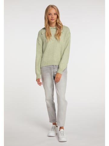 myMo Damen Strickpullover in Mint Melange