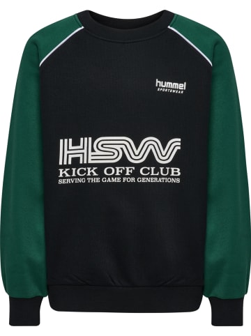 Hummel Sweatshirt Hmljr Oversized Kinder in DARK GREEN