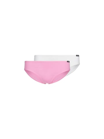 Skiny Slip 2er Pack in Rosa/Weiß