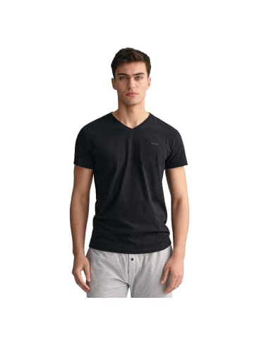 Gant T-Shirt 2er Pack in Schwarz/Weiß