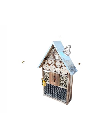 relaxdays Insektenhotel in Geflammt - (B)31 x (H)48 x (T)10 cm