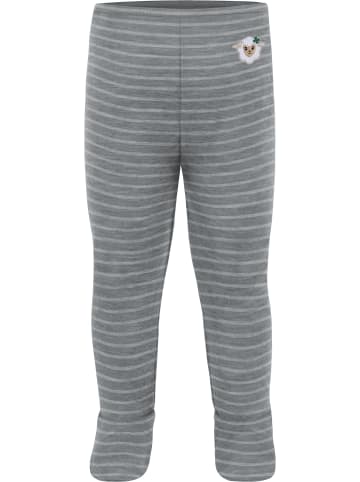 Normani Outdoor Sports Baby Merino Hose Silverdale in Grau gestreift