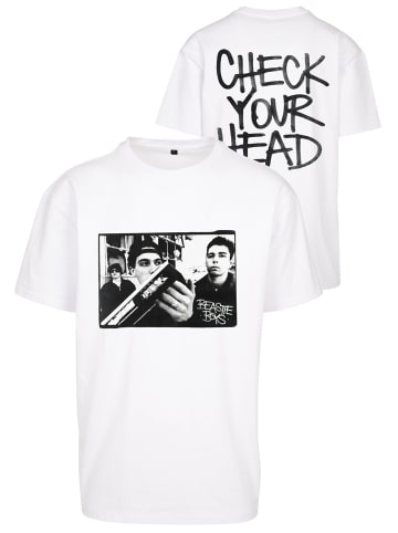 Mister Tee Mister Tee Herren Beastie Boys Check your Head Oversize Tee in white